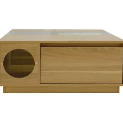 Cats*4 Cats & Dogs Home Furnishing Inc., Coco Coffee Table - Oak - Pet Home | The Perfect Pet Supplies Shopping Experience
