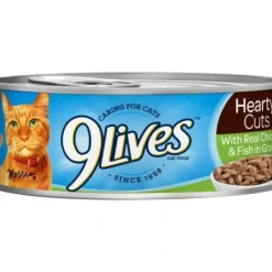 Cats*9 Lives Hearty Cuts with Real Chicken and Fish in Gravy Canned Cat Food - Pet Home | The Perfect Pet Supplies Shopping Experience