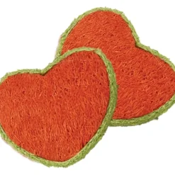 Pet Toys*A & E Cage Loofah Hearts Small Animal Toy - Pet Home | The Perfect Pet Supplies Shopping Experience