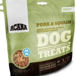 Dogs*ACANA Singles Grain Free Limited Ingredient Diet Pork and Squash Formula Dog Treats - Pet Home | The Perfect Pet Supplies Shopping Experience