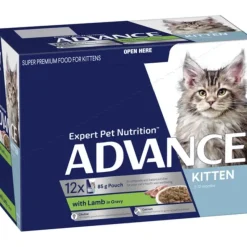 Cats*Advance Kitten Wet Food Pouches Lamb and Gravy 85g x 12 - Pet Home | The Perfect Pet Supplies Shopping Experience