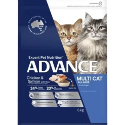 Cats*Advance Multi Cat All Ages Chicken and Salmon 3kg - Pet Home | The Perfect Pet Supplies Shopping Experience