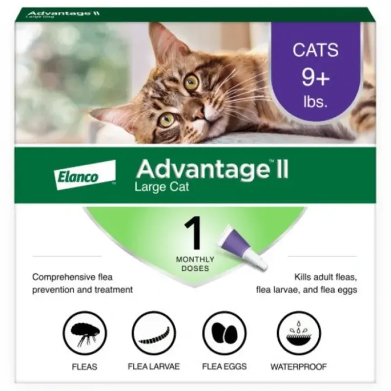 Cats*Advantage II Large Cat Flea Treatment & Prevention - Pet Home | The Perfect Pet Supplies Shopping Experience