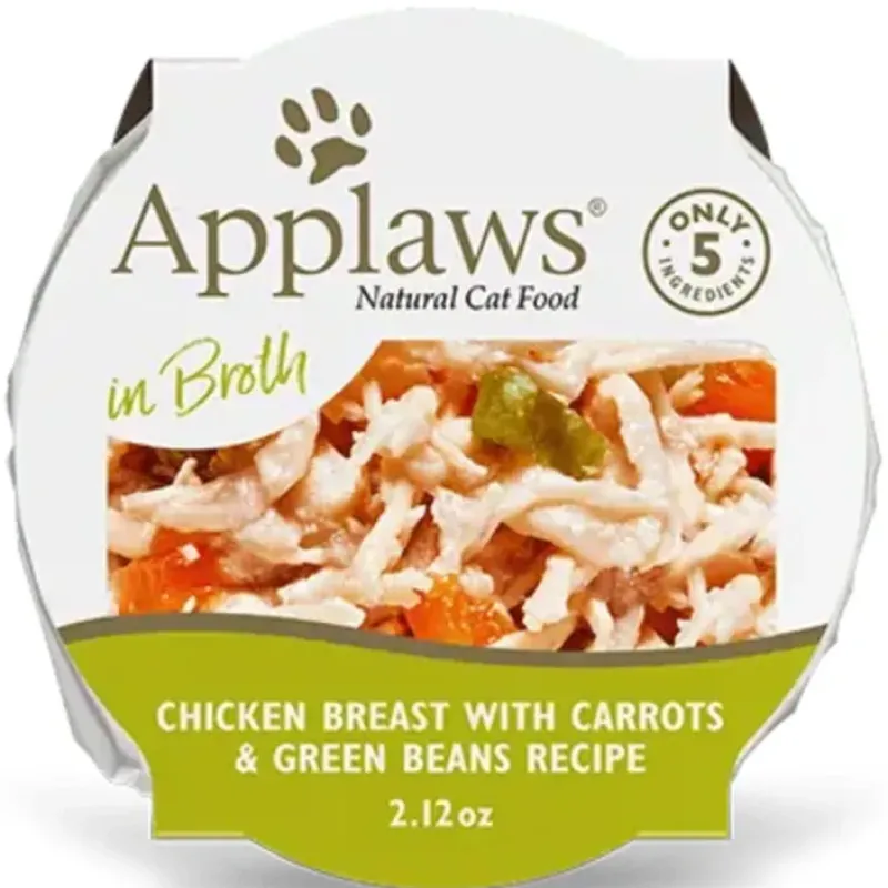 Cats*Applaws Natural Wet Cat Food Chicken Breast with Carrots & Green in Broth Pot - Pet Home | The Perfect Pet Supplies Shopping Experience