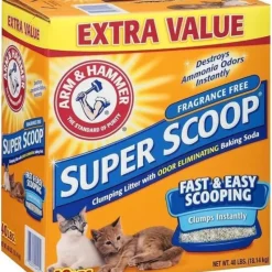 Cats*Arm & Hammer Super Scoop Unscented Clumping Litter - Pet Home | The Perfect Pet Supplies Shopping Experience