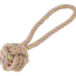 Pet Toys*Beco Hemp Rope Ball on Loop Med - Pet Home | The Perfect Pet Supplies Shopping Experience