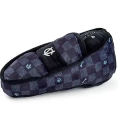 Pet Toys*Black Checker Chewy Vuiton Loafer Squeaker Dog Toy - Pet Home | The Perfect Pet Supplies Shopping Experience