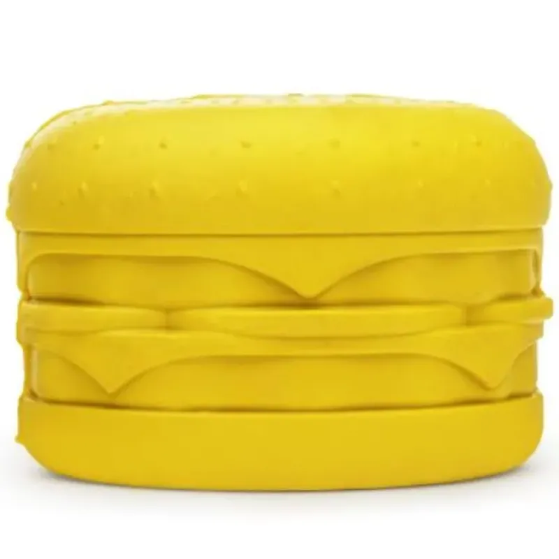 Pet Toys*Bullymake Toss N Treat Cheeseburger Rubber Dog Toy (Built for dogs 20-180lbs) - Pet Home | The Perfect Pet Supplies Shopping Experience
