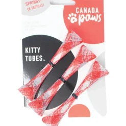 Pet Toys*Canada Paws, Kitty Tubes 3.5" - 3pk - Catnip Cat Toy - Pet Home | The Perfect Pet Supplies Shopping Experience