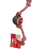 Pet Toys*Canada Paws, Tennis Ball Middle Rope - 2.5" - Tug Dog Toy - Pet Home | The Perfect Pet Supplies Shopping Experience
