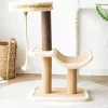 Pet Toys*Catry, Cradle-Beige Cat Tree Cradle Bed with Recycled Paper Scratching - Pet Home | The Perfect Pet Supplies Shopping Experience