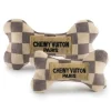 Pet Toys*Checker Chewy Vuiton Bone Toy - Pet Home | The Perfect Pet Supplies Shopping Experience