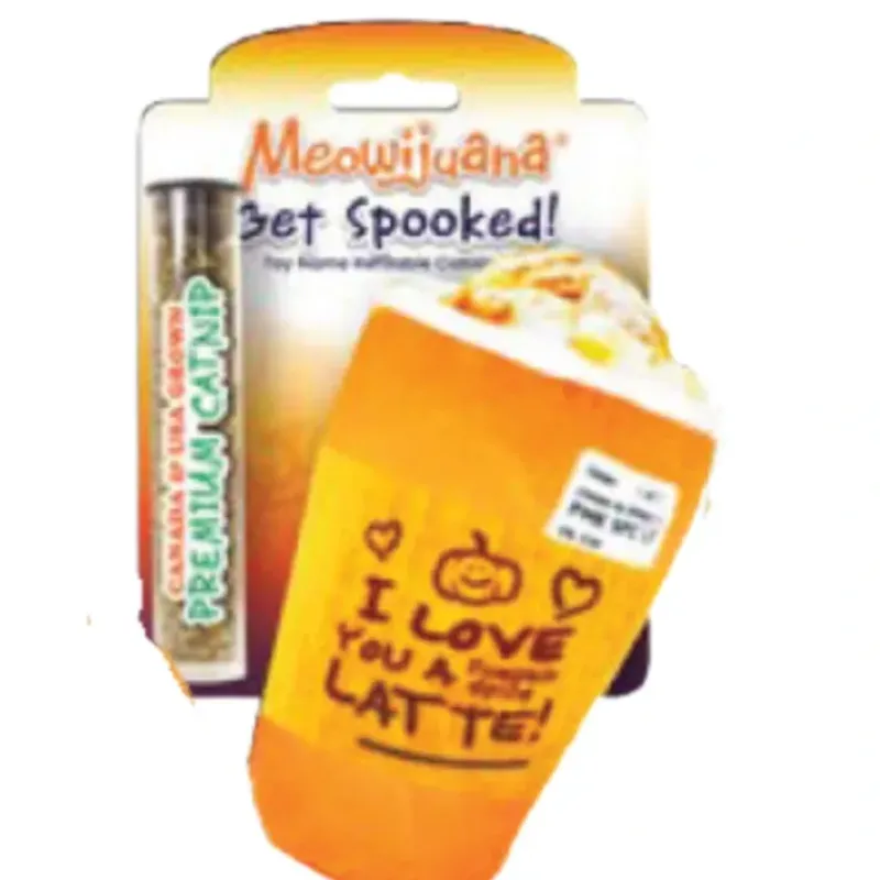 Pet Toys|Meowijuana Get Spooked Refillable Latte Cat Toy - Pet Home | The Perfect Pet Supplies Shopping Experience