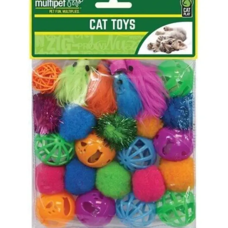 Pet Toys|Multipet Cat Value Pack 24Pc - Pet Home | The Perfect Pet Supplies Shopping Experience