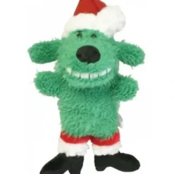 Pet Toys|Multipet Christmas Loofa Dog - Mini Green 15Cm - Pet Home | The Perfect Pet Supplies Shopping Experience