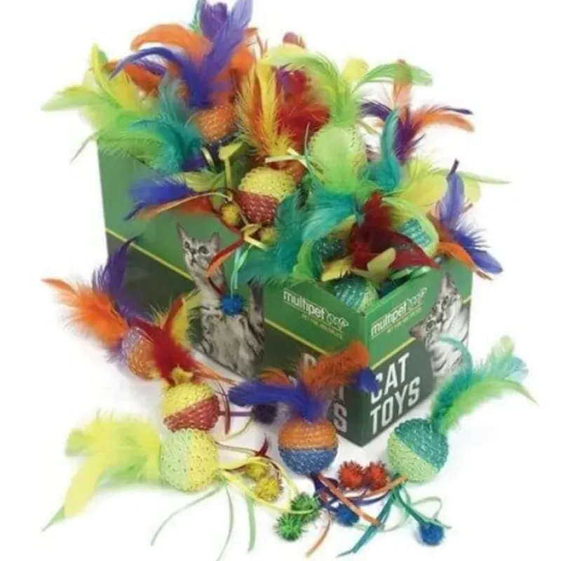 Pet Toys|Multipet Mesh Ball Cat Toy Asstd. Colours - Pet Home | The Perfect Pet Supplies Shopping Experience