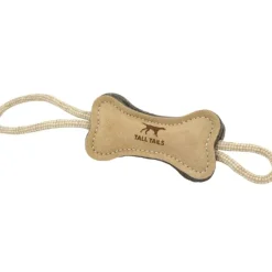 Pet Toys|Natural Leather & Wool Bone Tug Toy - Pet Home | The Perfect Pet Supplies Shopping Experience