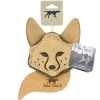 Pet Toys|Natural Leather & Wool Fox Toy, 4in - Pet Home | The Perfect Pet Supplies Shopping Experience