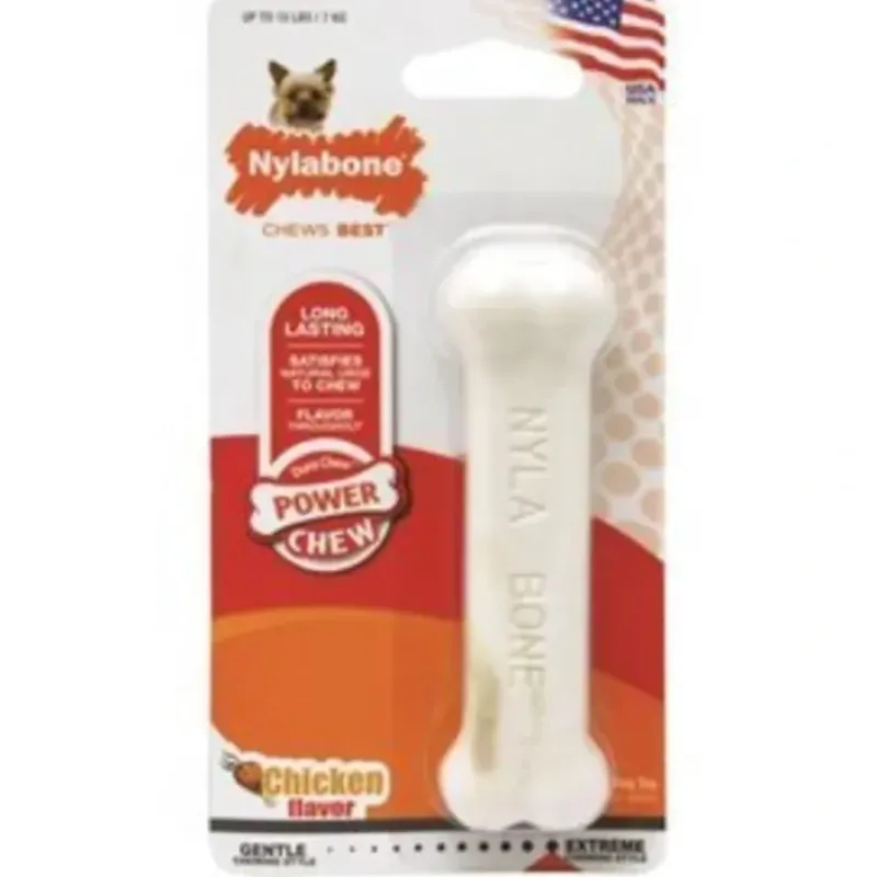Pet Toys|Nylabone Chicken Bone on Card Petite - Pet Home | The Perfect Pet Supplies Shopping Experience