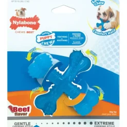 Pet Toys|Nylabone, Puppy Dura X Bone - Beef - Small - Pet Home | The Perfect Pet Supplies Shopping Experience
