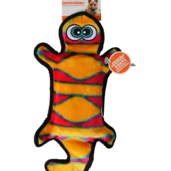 Store Outward Hound Invincibles Gecko Red/Orange Squeaky Dog Toy (2 Squeakers) - Pet Home | The Perfect Pet Supplies Shopping Experience Pet Toys