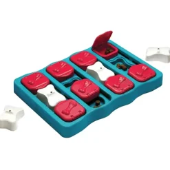 Flash Sale Outward Hound, Nina Ottosson, Dog Brick Treat Puzzle - Blue - Pet Home | The Perfect Pet Supplies Shopping Experience Pet Toys