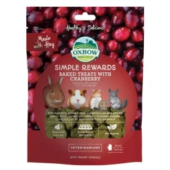 Cheap Oxbow Animal Health Simple Rewards Baked Treats with Cranberry - Pet Home | The Perfect Pet Supplies Shopping Experience Shop All