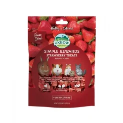 Best Sale Oxbow Animal Health Simple Rewards Strawberry Treats - Pet Home | The Perfect Pet Supplies Shopping Experience Shop All