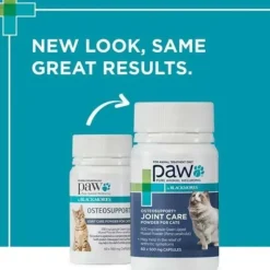 Clearance Paw Osteosupport Joint Care Powder Cats 60 capsules - Pet Home | The Perfect Pet Supplies Shopping Experience Cats