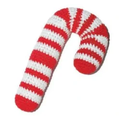 Best Sale PAWer Squeaky Knit Toy - Candy Cane - Pet Home | The Perfect Pet Supplies Shopping Experience Pet Toys