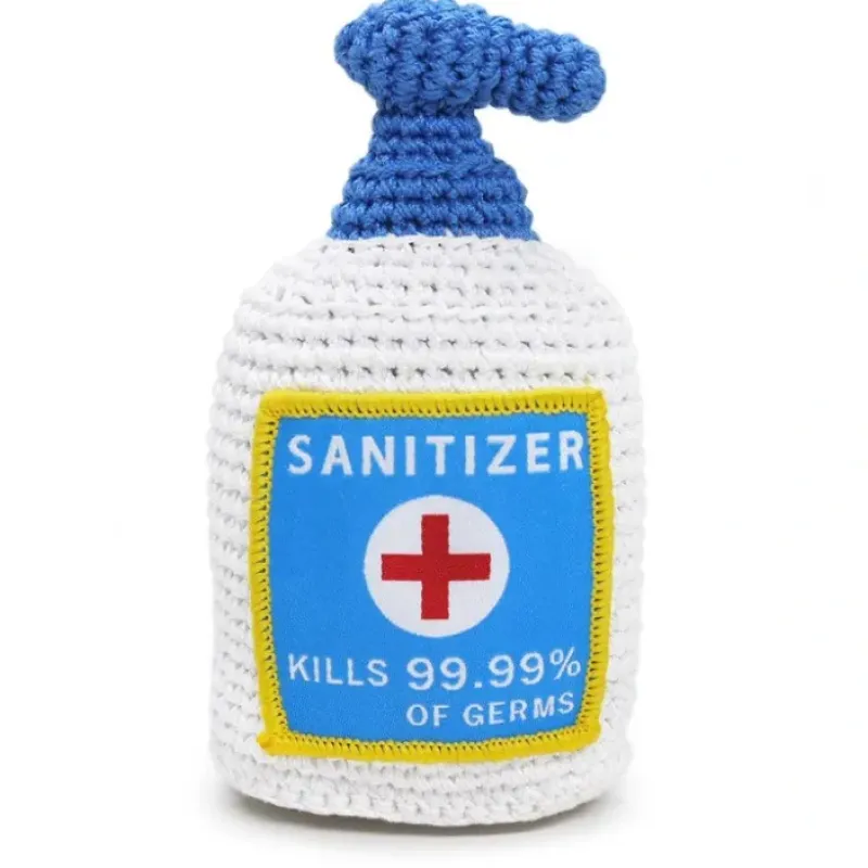 Discount PAWer Squeaky Knit Toy - Sanitizer - Pet Home | The Perfect Pet Supplies Shopping Experience Pet Toys