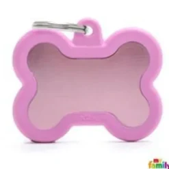 Cheap Pet ID Hush Tag Bone Pink - Pet Home | The Perfect Pet Supplies Shopping Experience Shop All
