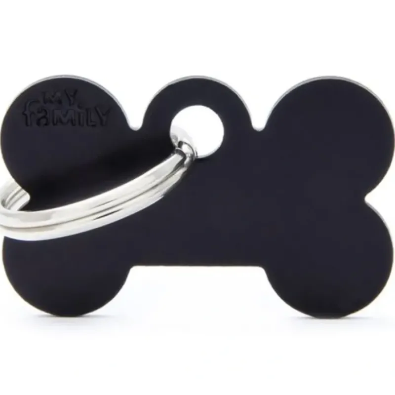 Best Pet ID Tag Basic Bone Black XLge - Pet Home | The Perfect Pet Supplies Shopping Experience Shop All