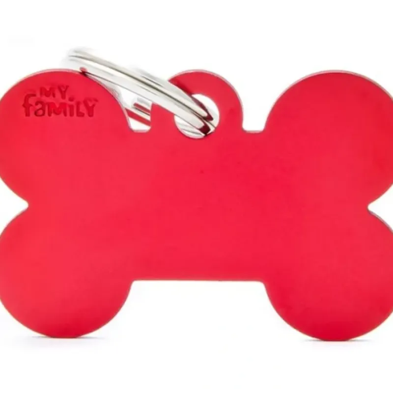 Best Pet ID Tag Basic Bone Red Lge - Pet Home | The Perfect Pet Supplies Shopping Experience Shop All