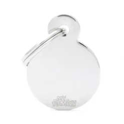 Best Pet ID Tag Basic Circle Chrome Lge - Pet Home | The Perfect Pet Supplies Shopping Experience Dogs