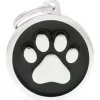 Online Pet ID Tag Classic Paw Black Lge - Pet Home | The Perfect Pet Supplies Shopping Experience Dogs