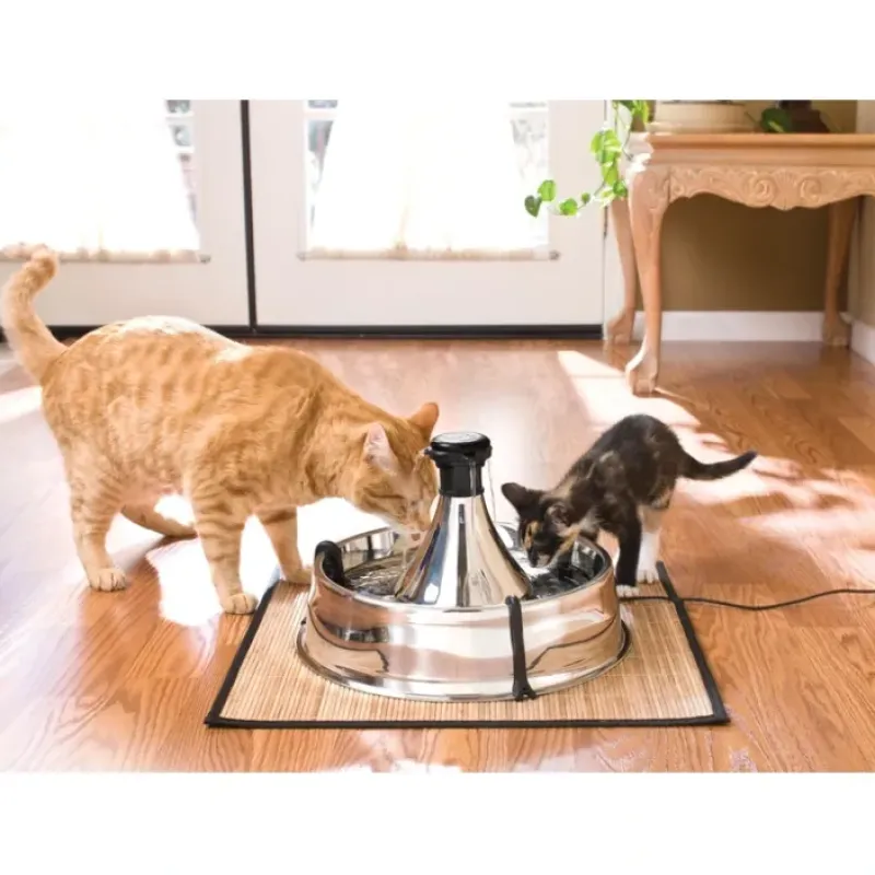 Discount Pet Shop Direct - Drinkwell 360 Stainless Steel Pet Fountain 3.8 Litres - Pet Home | The Perfect Pet Supplies Shopping Experience Cats