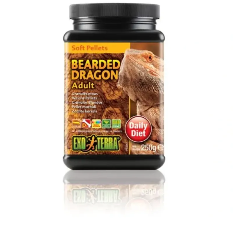Best Pet Shop Direct - Exo Terra Soft Pellets for Bearded Dragon Adult 250g - Pet Home | The Perfect Pet Supplies Shopping Experience Shop All