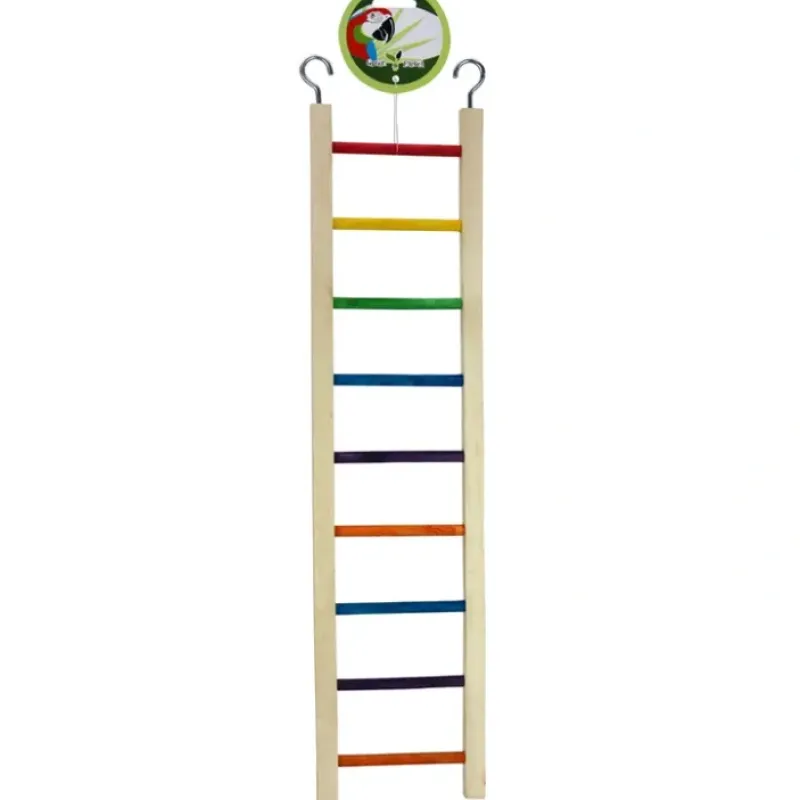 Flash Sale Pet Shop Direct - Green Parrot Bird Ladder 50cm - Pet Home | The Perfect Pet Supplies Shopping Experience Pet Toys