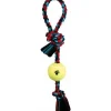 Flash Sale Pet Shop Direct - Mammoth Flossy Chews Pull Tug with Tennis Ball Medium - Pet Home | The Perfect Pet Supplies Shopping Experience Pet Toys