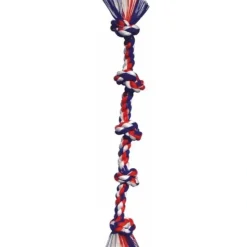 Online Pet Shop Direct - Mammoth Flossy Chews Five Knot Tug XLarge 183cm - Pet Home | The Perfect Pet Supplies Shopping Experience Pet Toys