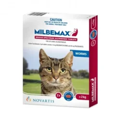 Clearance Pet Shop Direct - Milbemax Cats Over 2kg 2 Pack - Pet Home | The Perfect Pet Supplies Shopping Experience Cats