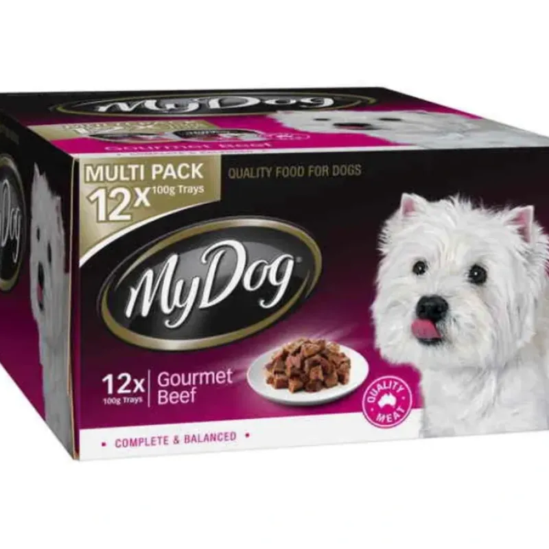 Cheap Pet Shop Direct - My Dog Gourmet Beef 100g x 12 Trays Box - Pet Home | The Perfect Pet Supplies Shopping Experience Dogs