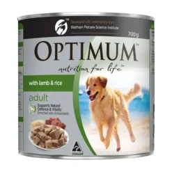 Shop Pet Shop Direct - Optimum Adult Lamb & Rice Wet Can 700g - Pet Home | The Perfect Pet Supplies Shopping Experience Dogs