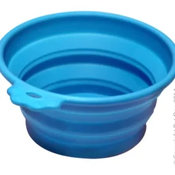 Best Sale Pet Shop Direct - Pet One Silicone Round Travel Bowl Medium Blue - Pet Home | The Perfect Pet Supplies Shopping Experience Shop All