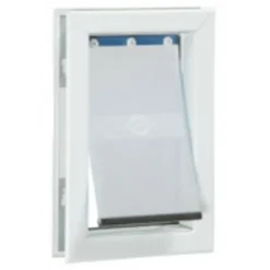 Cheap Pet Shop Direct - PetSafe Staywell Aluminium Pet Door White Small - Pet Home | The Perfect Pet Supplies Shopping Experience Cats