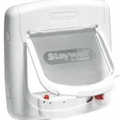 Outlet Pet Shop Direct - PetSafe Staywell Deluxe Magnetic Cat Flap White - Pet Home | The Perfect Pet Supplies Shopping Experience Cats