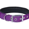 Best Pet Shop Direct - Prestige Soft Padded Collar 1" x 26" (66cm) Purple - Pet Home | The Perfect Pet Supplies Shopping Experience Shop All