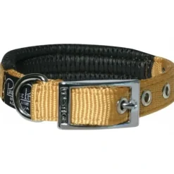 Best Sale Pet Shop Direct - Prestige Soft Padded Collar 3/4" x 14" (36cm) Gold - Pet Home | The Perfect Pet Supplies Shopping Experience Shop All
