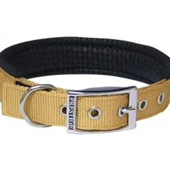 Best Pet Shop Direct - Prestige Soft Padded Collar 1" x 30" (76cm) Gold - Pet Home | The Perfect Pet Supplies Shopping Experience Shop All
